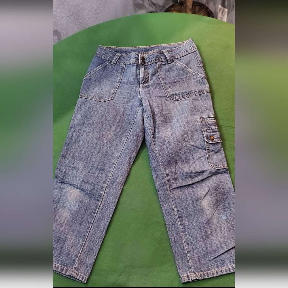 Liz Claiborne 100% Cotton Jeans Pants 5 Pockets Size 6